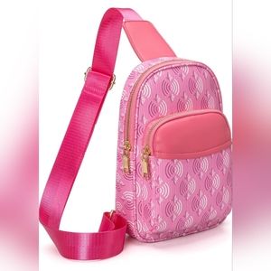 SUPER💖CUTE Barbie Pink Patterned Bum Bag Sling Bag
